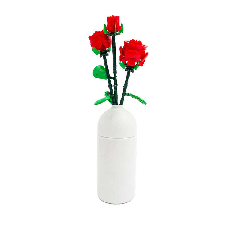 Sluban - Pleyerid - Flowers - Red Rose - 258pcs