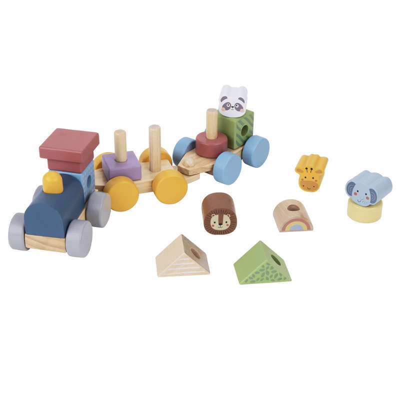 TookyToy - Stacking Train - Animals