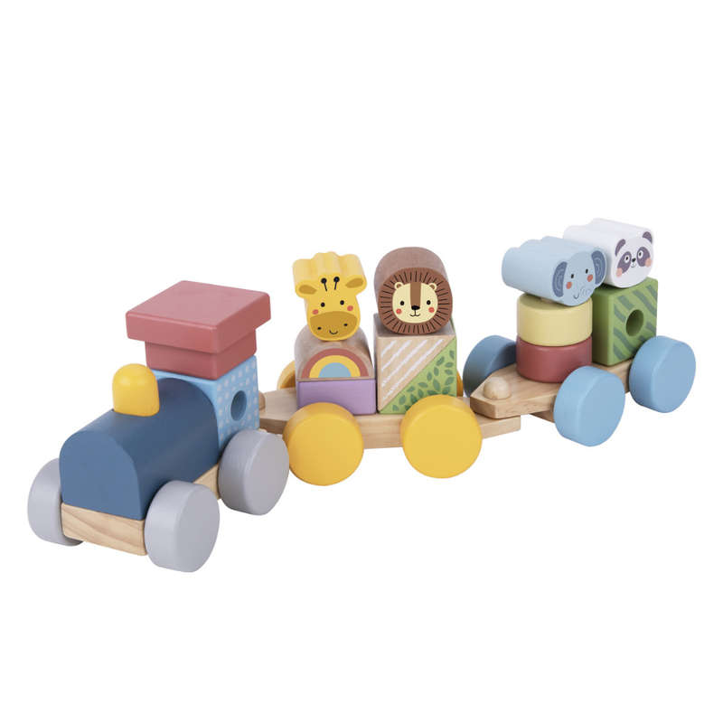 TookyToy - Stacking Train - Animals