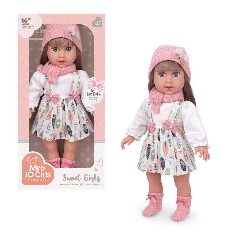 Fashion Doll - Melissa - Dress, Beanie & Shoes - 40cm