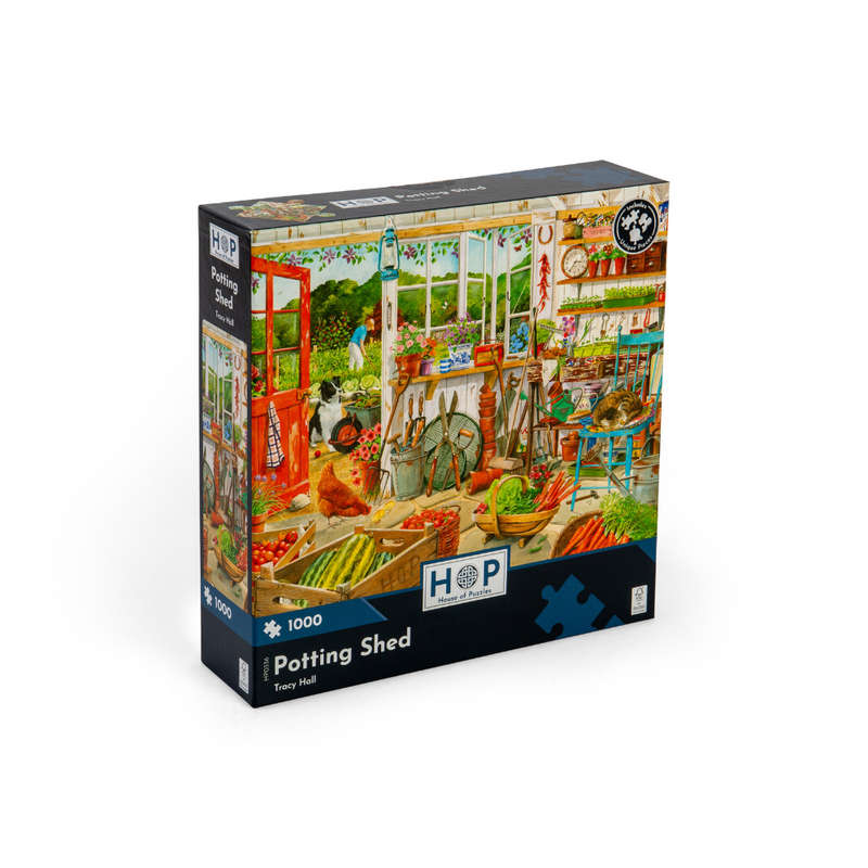 House of Puzzles - Potting Shed - 1000 Piece Jigsaw Puzzle