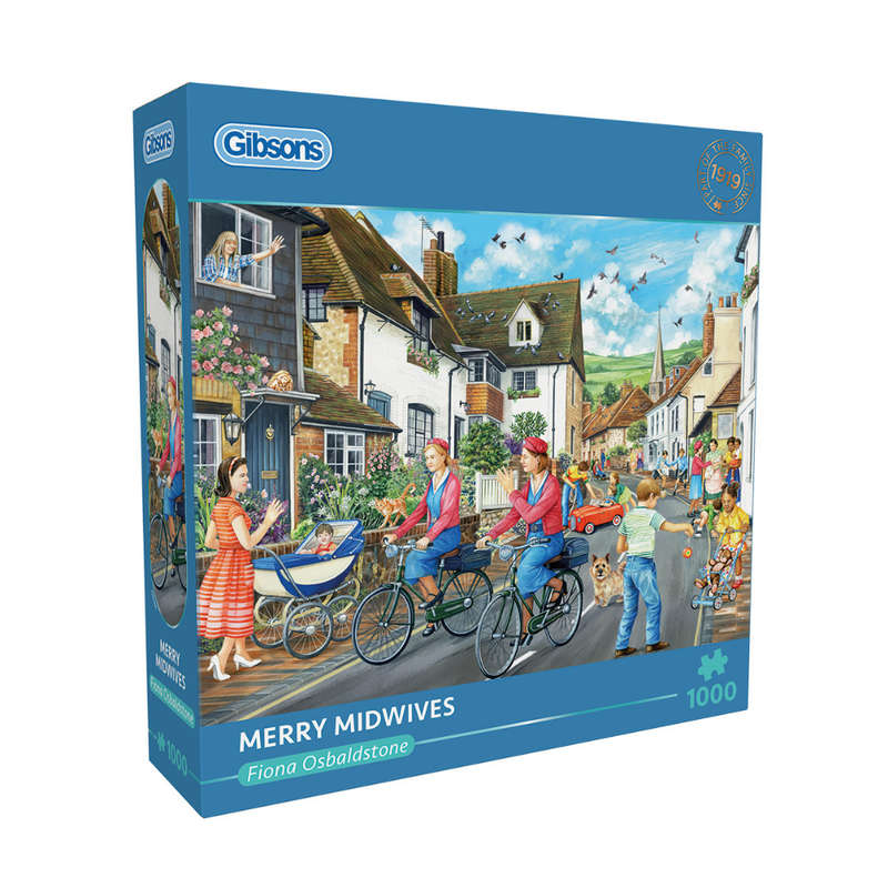 Gibsons - Merry Midwives - 1000 Piece Jigsaw Puzzle