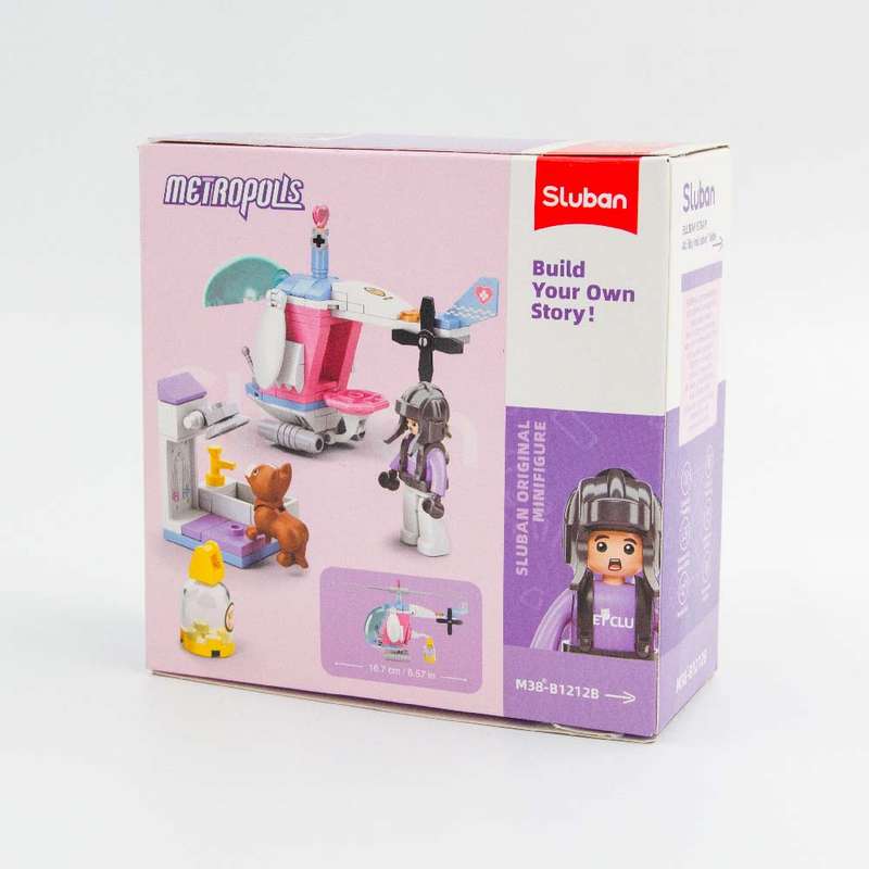 Sluban - Metropolis - Pet Emergency Helicopter - 117pcs