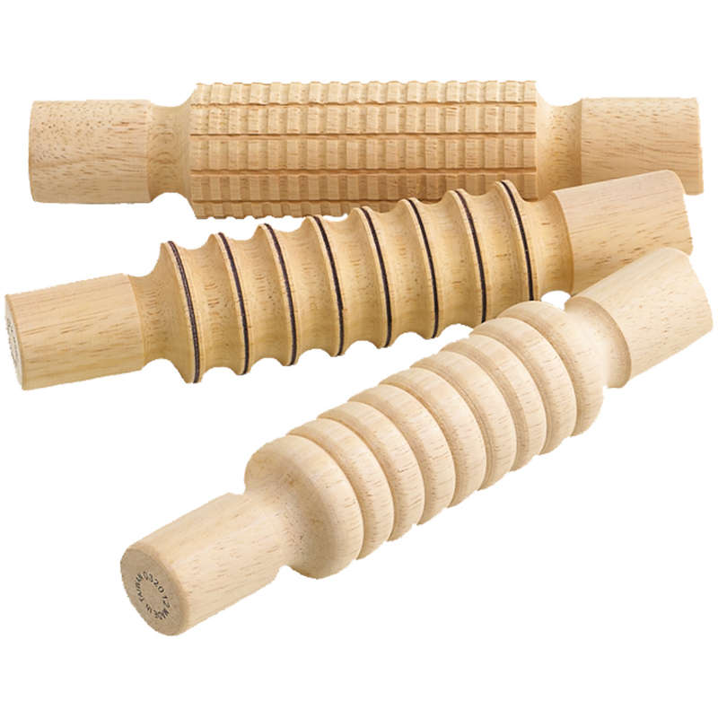 EDX Education - Rolling Pins Set Profiled 3pcs
