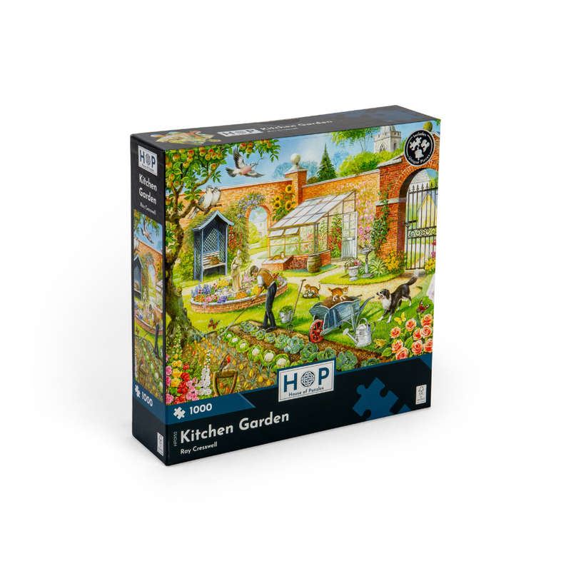 House of Puzzles - Kitchen Garden - 1000 Piece Jigsaw Puzzle