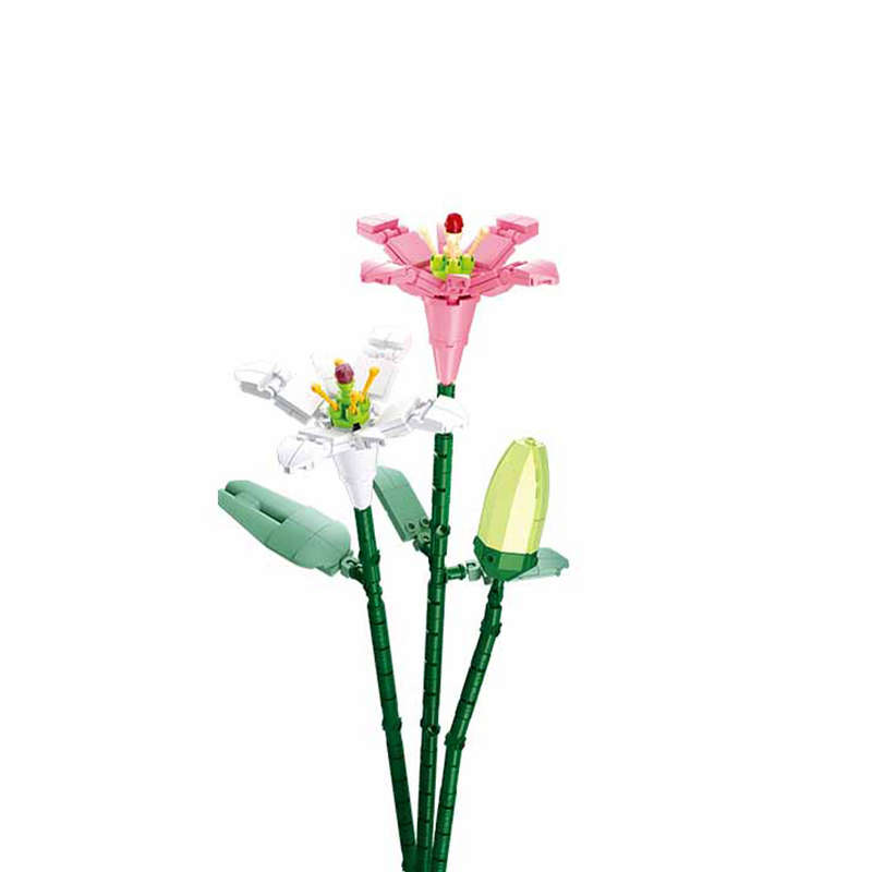 Sluban - Pleyerid - Flowers - Lily - 247pcs