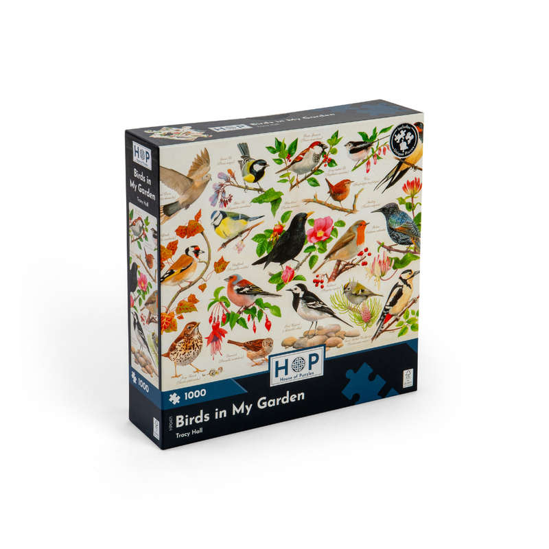 House of Puzzles - Birds In My Garden - 1000 Piece Jigsaw Puzzle