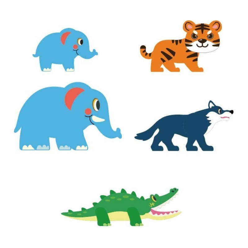 Magnetic Tiles - Jungle Animals Set - 30 Pieces