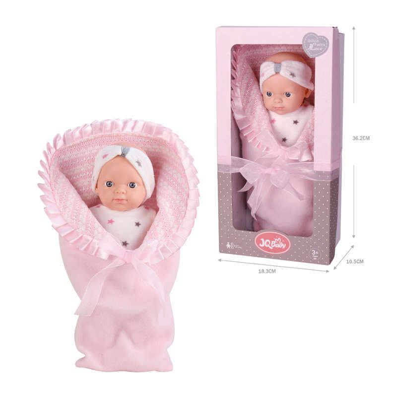 Baby Doll with Pink Clothing & Accessories - Vinyl Body - 30cm
