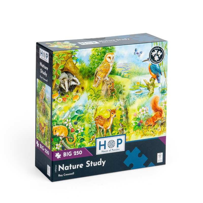 House of Puzzles - Nature Study - XL Pieces - 250 Piece Jigsaw Puzzle
