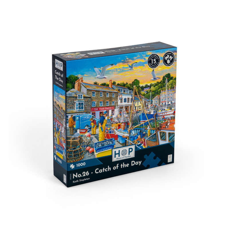 House of Puzzles - No. 26 - Catch of the Day - 1000 Piece Jigsaw Puzzle