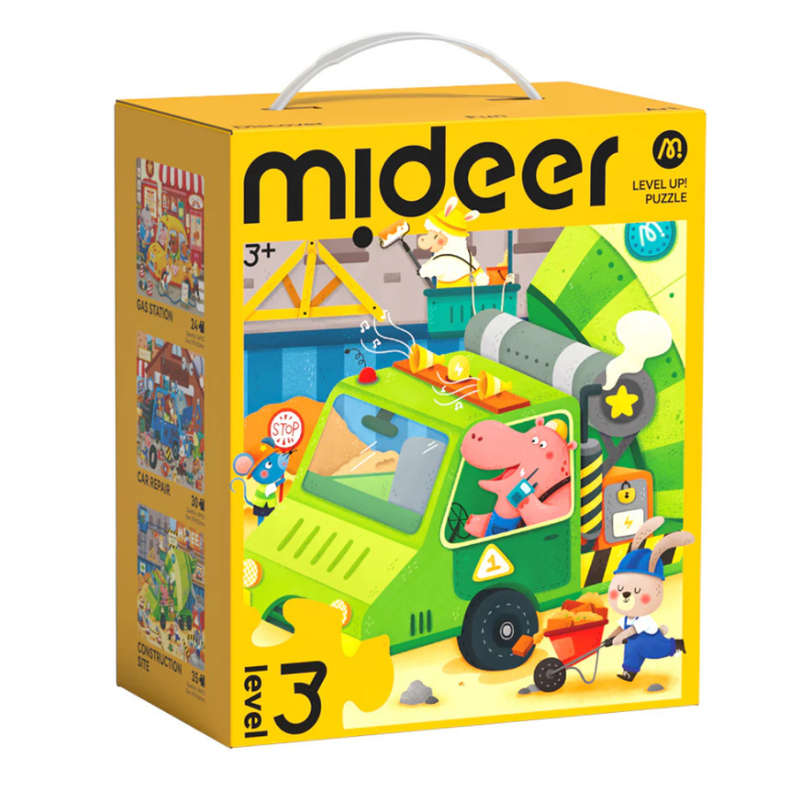 Mideer - Level Up Puzzles - Level 3: City Teamers 24-35pcs
