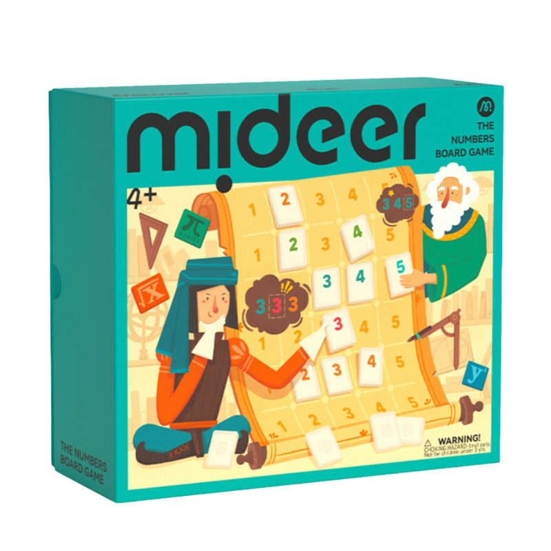 Mideer - The Numbers Educational Board Game - 113pcs