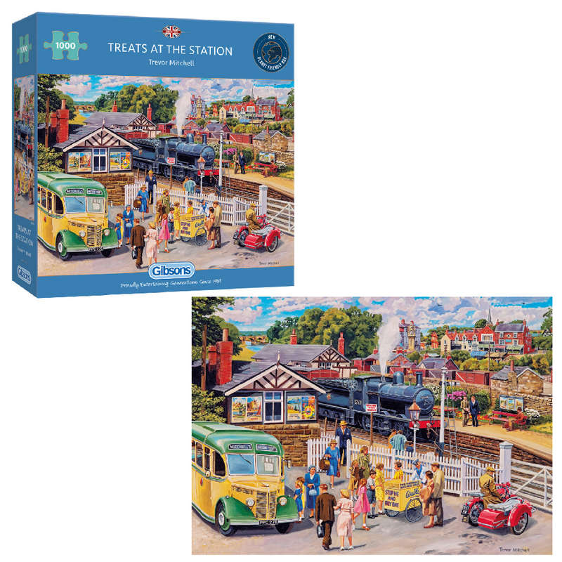 Gibsons - Treats at the Station - Jigsaw Puzzle - 1000pcs