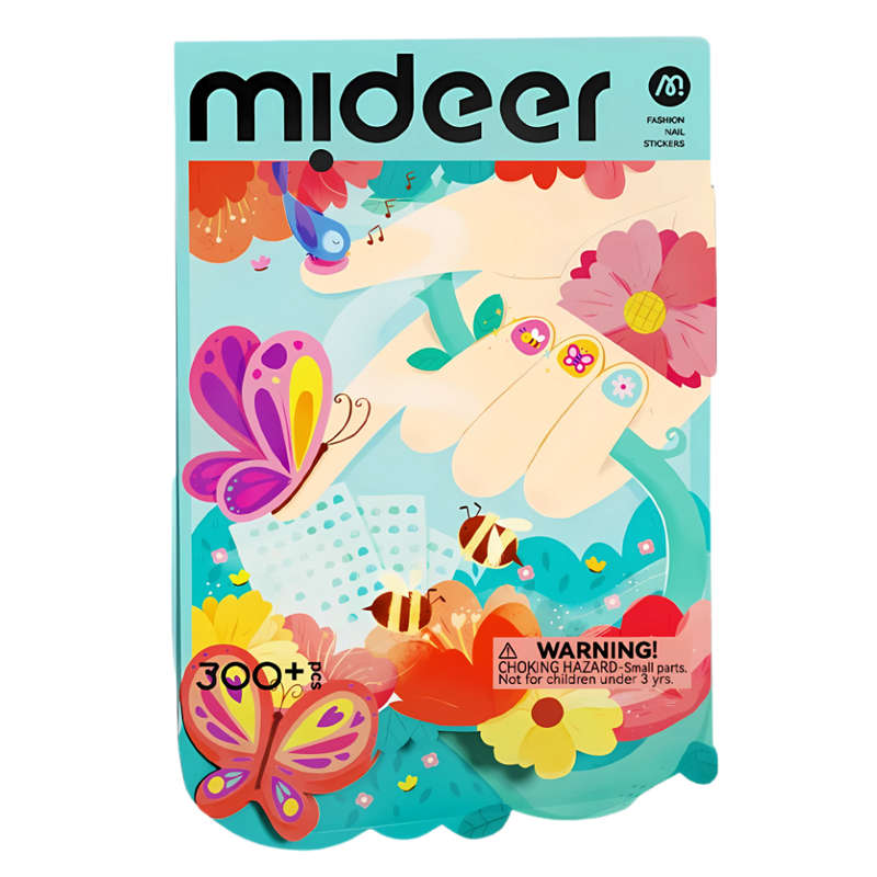 Mideer - Fashion Nail Stickers - Garden Gathering - 300pcs