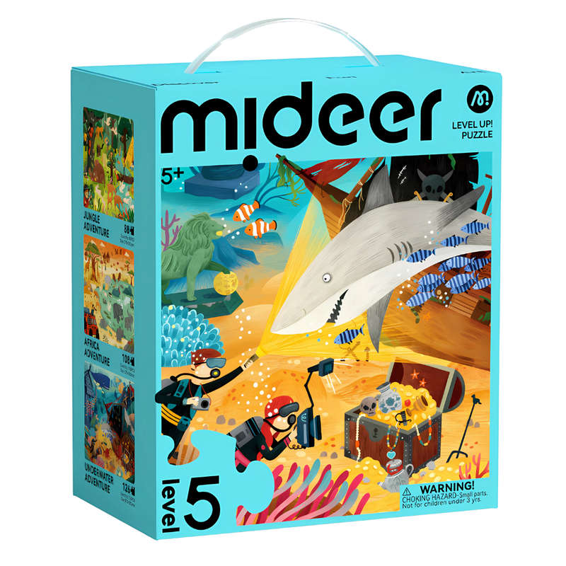 Mideer - Level Up Puzzles - Level 5: Wonderful Adventure 88-126pcs