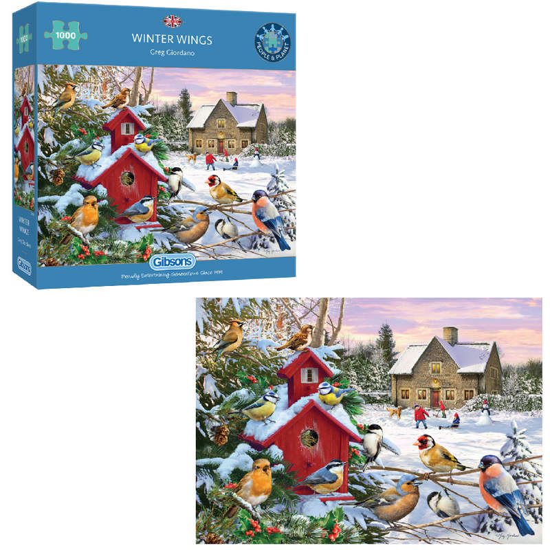 Gibsons - Winter Wings - Jigsaw Puzzle - 1000pcs