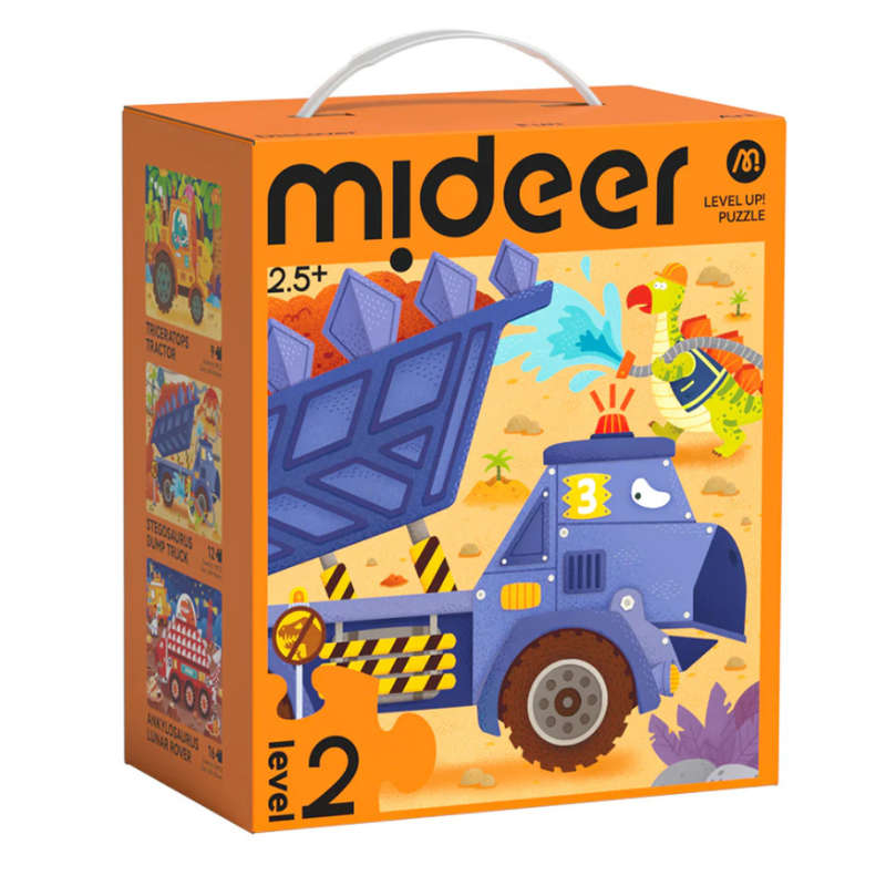 Mideer - Level Up Puzzles - Level 2: Dinosaur Projects 9-16pcs