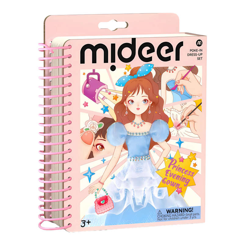 Mideer - Dress Making Arts & Crafts Book Set: Princess Evening Gown