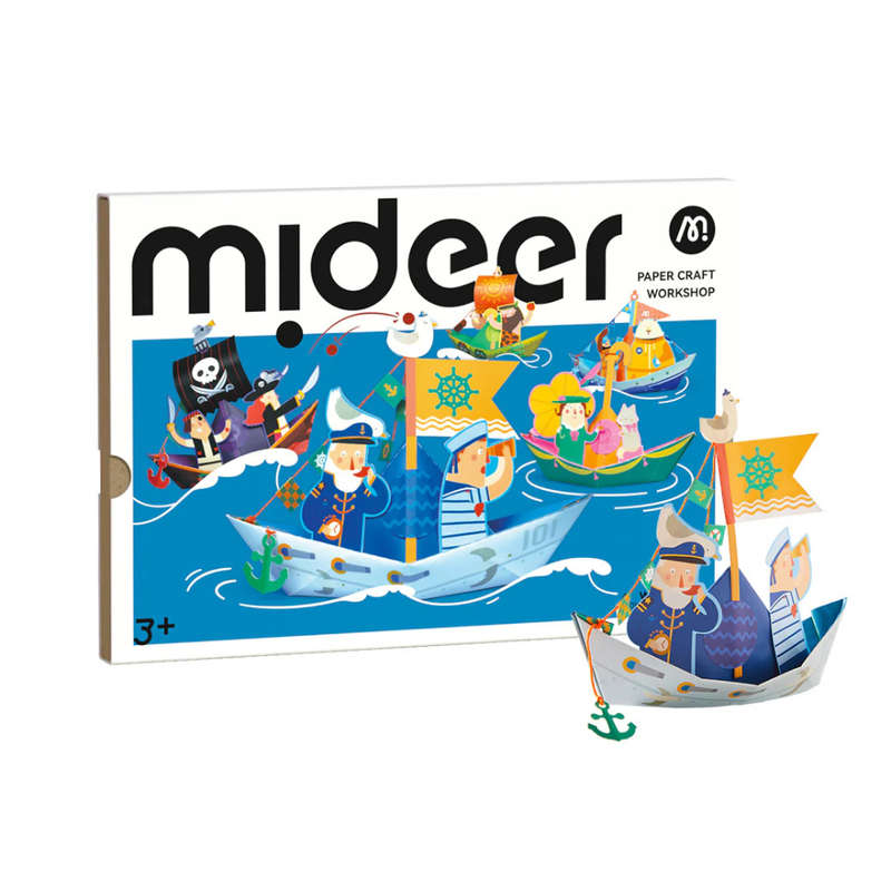 Mideer - Origami Paper Craft Kit: Nautical E x plorer