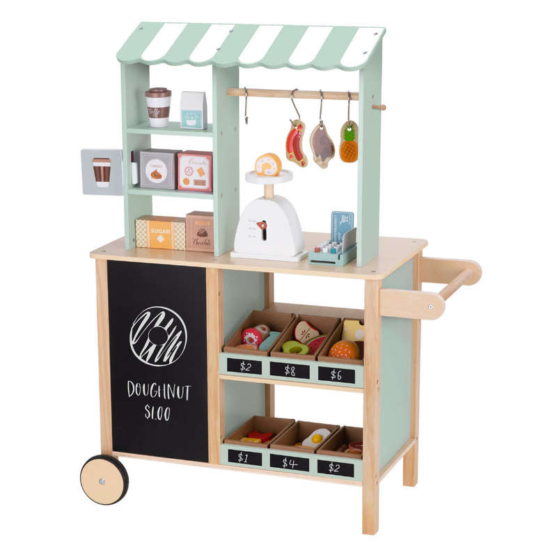 TookyToy - Pretend & Play - Wooden Grocery Store