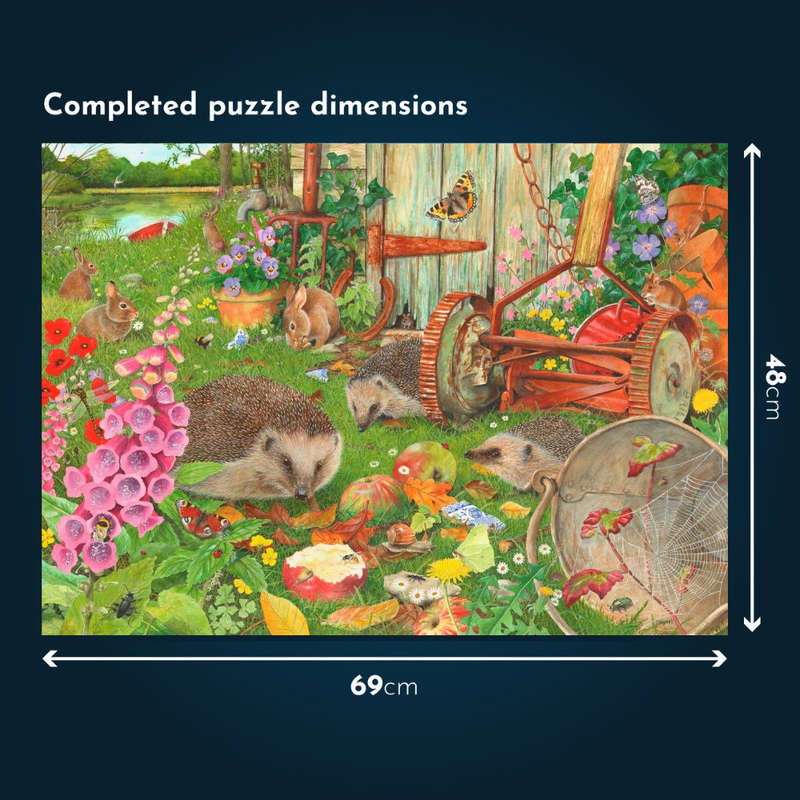 House of Puzzles - Bottom Of The Garden - 1000 Piece Jigsaw Puzzle