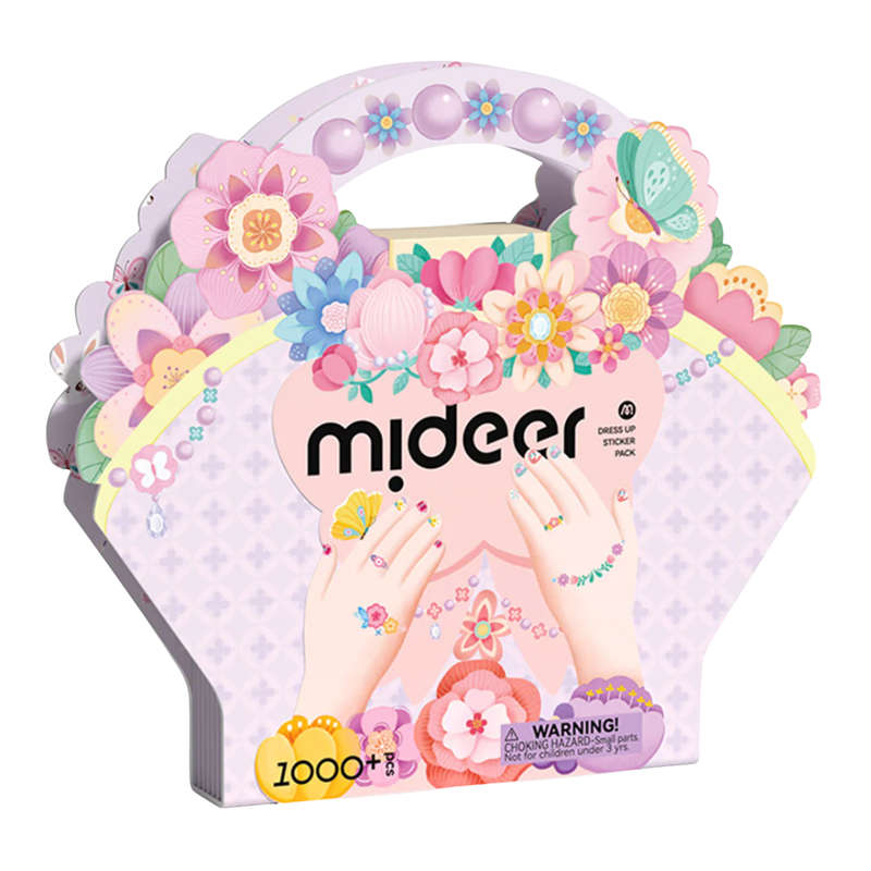 Mideer - Fashion Nail, Tattoo & Gem Sticker Pack - Garden Fairy - 1000pcs