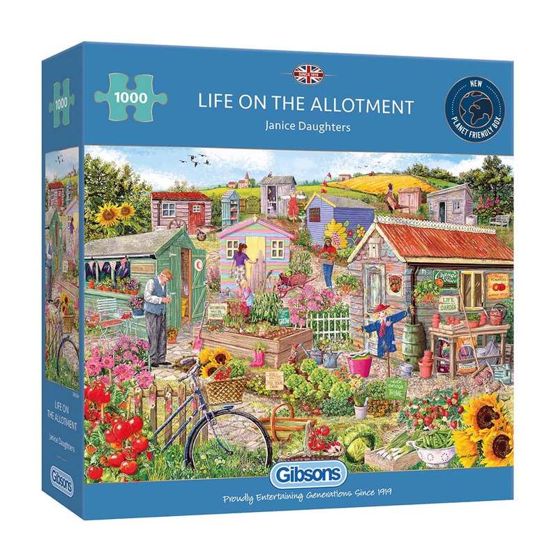 Gibsons - Life on the Allotment - Jigsaw Puzzle - 1000pcs