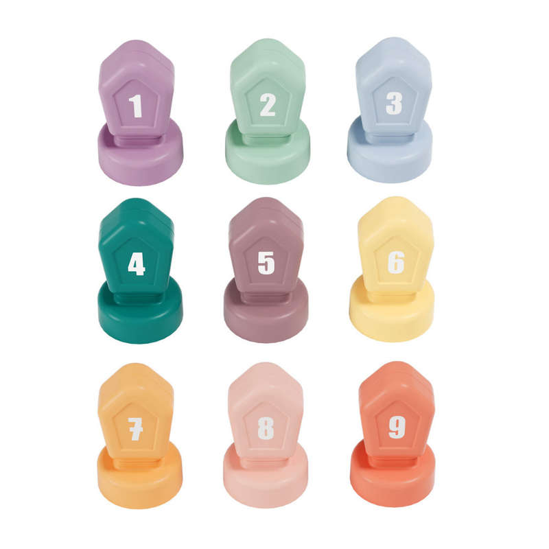 TopBright - Happy Dino Twist - Number & Colour Matching Game - 20pcs