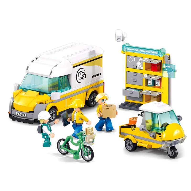 Sluban Building Set: Metropolis - Indoor Express - 255 Pieces
