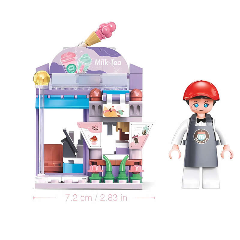 Sluban Building Set: Metropolis - Beverage Shop - 108 Pieces