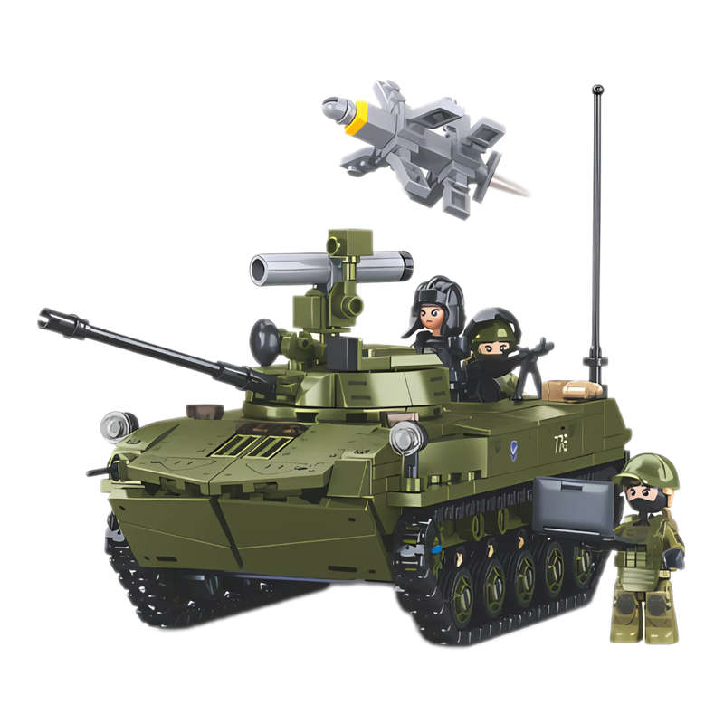 Sluban Building Set: Model Bricks - BMD-2S 2-in-1 Tank - 530 Pieces