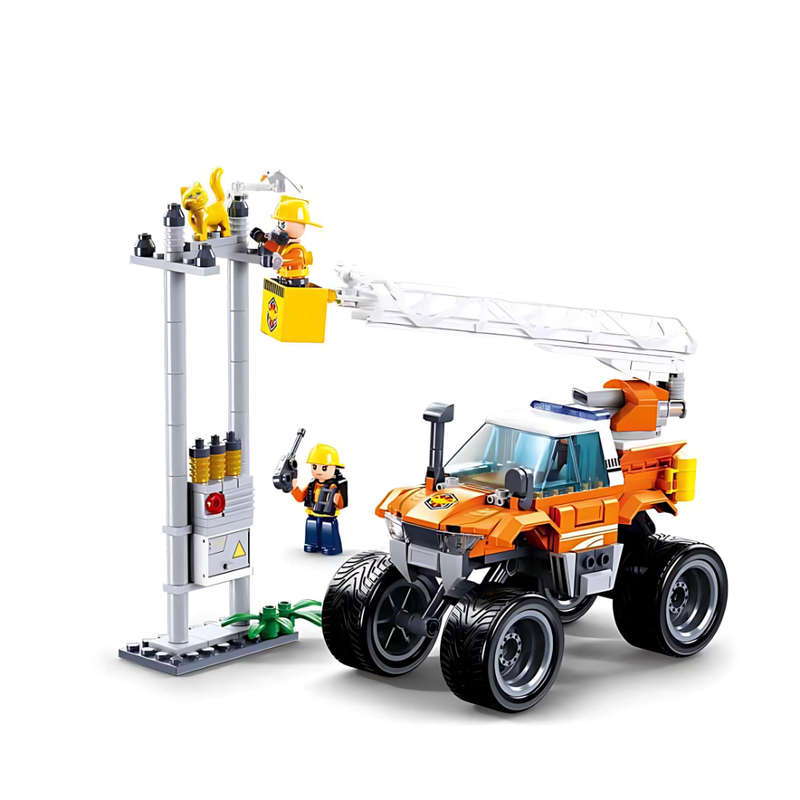 Sluban Building Set: Metropolis - Rescue Pullback Vehicle - 272 Pieces
