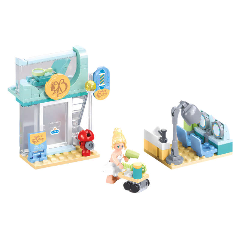 Sluban Building Set: Metropolis - Hair Salon - 105 Pieces
