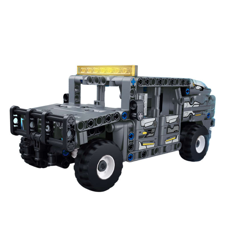 Sluban Building Set: Power Bricks - Pullback Hummer Car - 228 Pieces