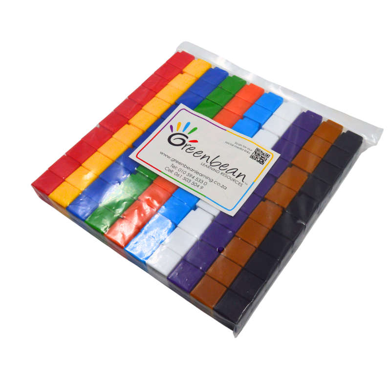 Greenbean - Unifix Cubes - Math Manipulatives - 100pcs