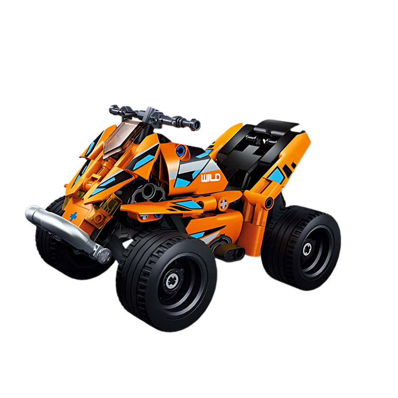 Sluban Building Set: Power Bricks - Pullback ATV Qud Bike - 176 Pieces