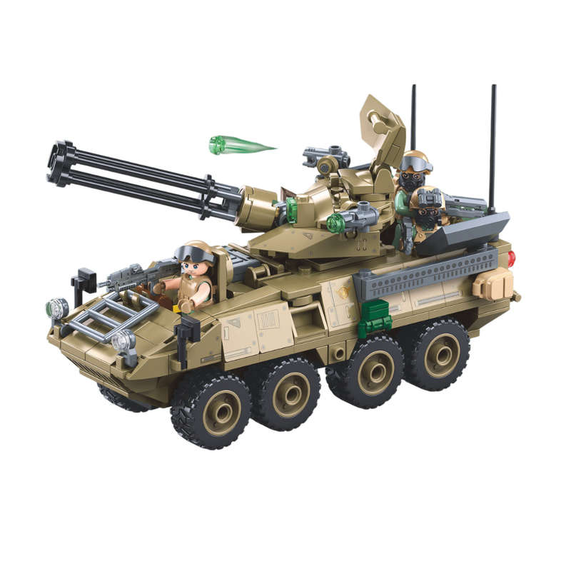 Sluban Building Set: Army - OEF Stryker ADS - 320 Pieces
