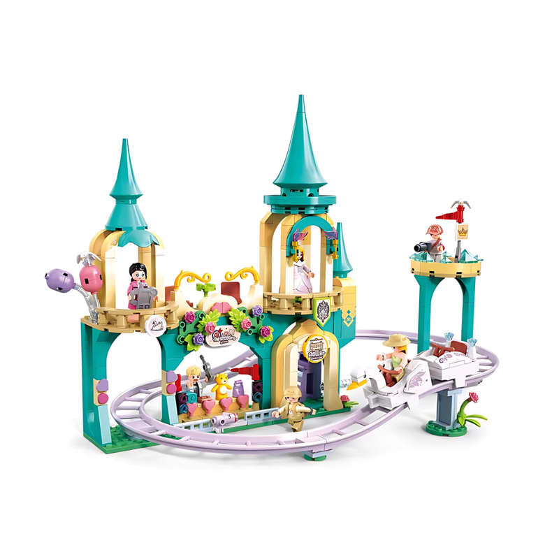 Sluban Building Set: Metropolis - Roller Coaster - 448 Pieces