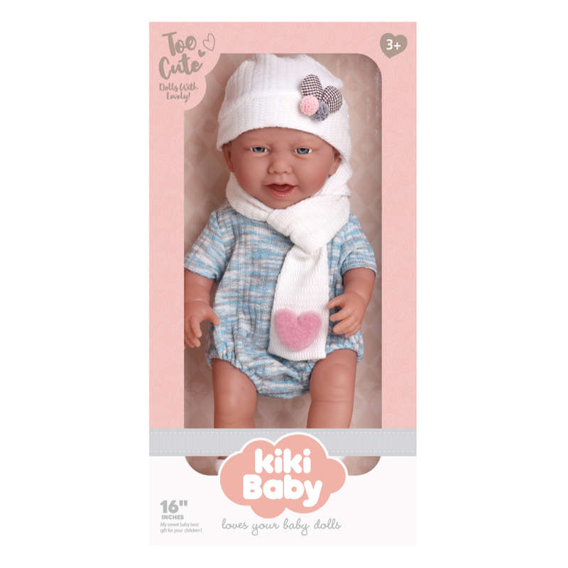Baby Doll with Clothing & Accessories - Vinyl Body - 40 cm