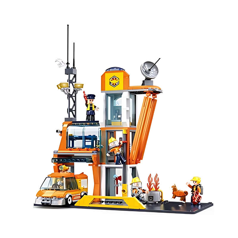 Sluban Building Set: Metropolis - Rescue Headquarters - 407 Pieces