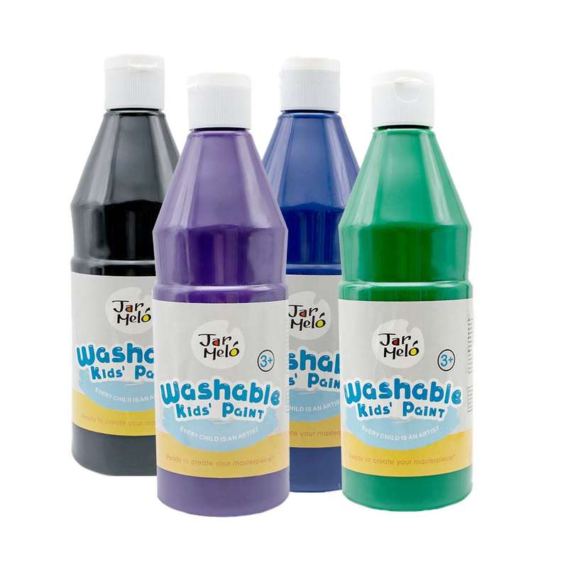 Jar Meló - Paint for Kids - Washable - Bulk Pack - 500ml 8c