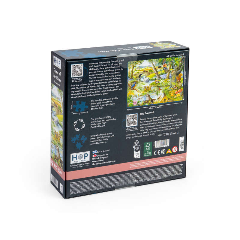 House of Puzzles - Tales Of The River - XL Pieces - 500 Piece Jigsaw Puzzle