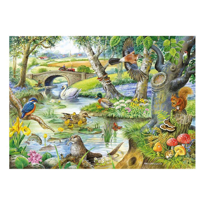 House of Puzzles - Tales Of The River - XL Pieces - 500 Piece Jigsaw Puzzle