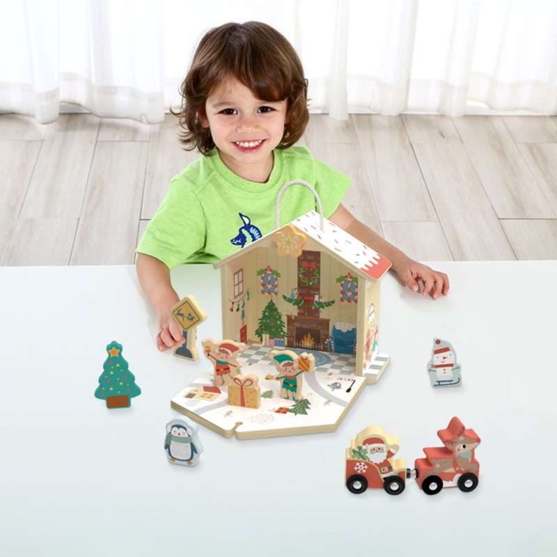 hi Pando - Wooden Christmas Story Box Play Set