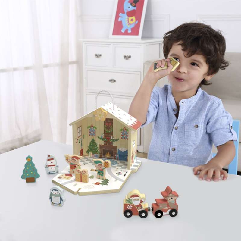 hi Pando - Wooden Christmas Story Box Play Set