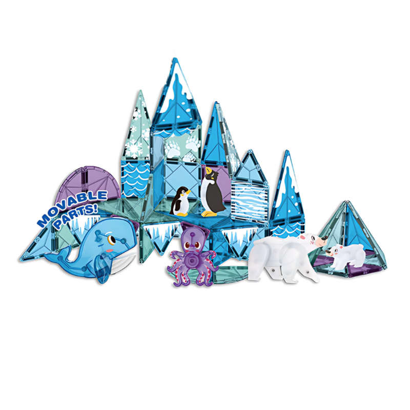 Magnetic Tiles - Arctic Animals Set - 30 Pieces