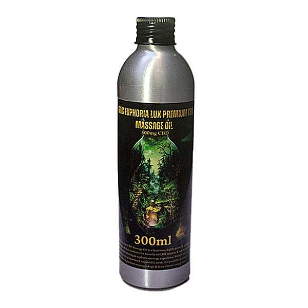 GQC EuphoriaLux Full Spectrum 500mg CBD Massage Oil (300ml)