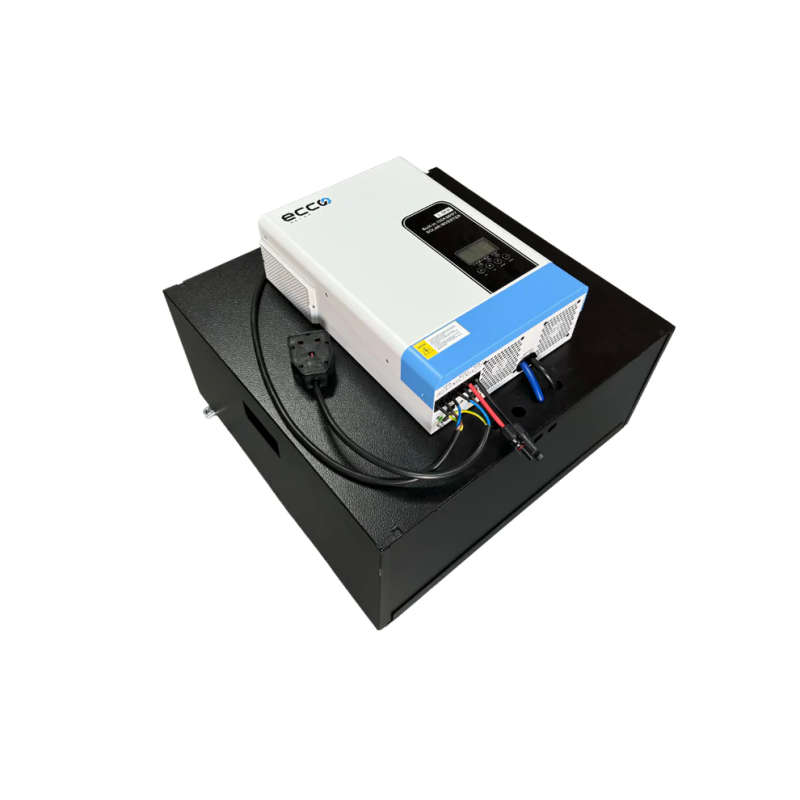 3.5KVA 3500W ECCO Plug And Play MPPT Hybrid Solar-Ready Inverter + 2x 100Ah Deep Cycle Batteries