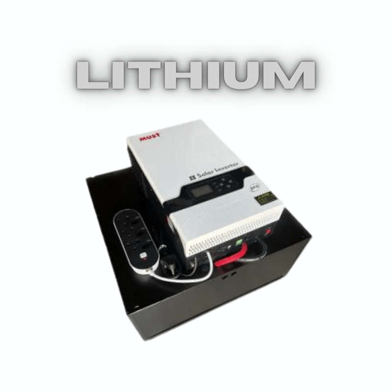 5.2KVA / 5200W MUST Portable Plug And Play Power System + 5.43kWh Lithium Battery / MPPT